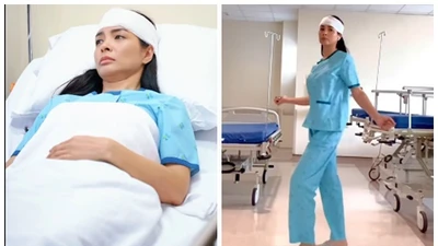 Siêu mẫu Thúy Hạnh nhập viện, đăng clip nhún nhảy gây xôn xao