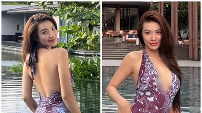 Á hậu Kim Duyên gây chú ý khi diện bikini đầy quyến rũ