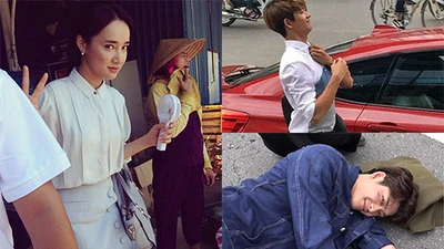 Ảnh hậu trường hài hước của phim “Tuổi thanh xuân 2“