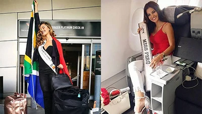 Người đẹp các nước rục rịch lên đường thi Miss Universe 2017