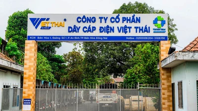 Công ty CP Dây cáp điện Việt Thái hoạt động không có giấy phép môi trường