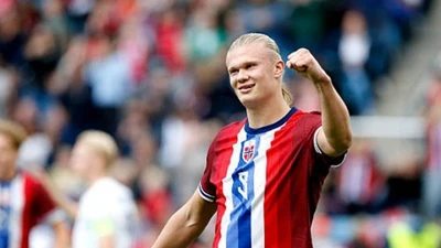 Haaland lập hat-trick, Na Uy thắng tưng bừng