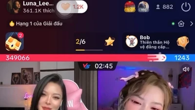 Hot girl Luna Lee bén duyên Tik Tok, live ngàn người mê
