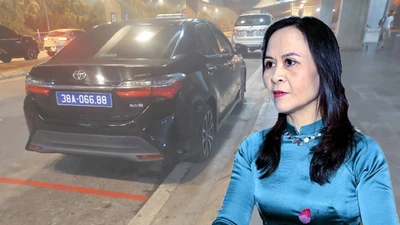 Kiểm điểm Chủ tịch Hội Phụ nữ Hà Tĩnh dùng xe biển xanh đón con