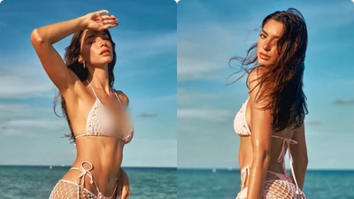 Mẫu nữ Florida “đốt mắt” với “hông quả táo” lôi cuốn mê người