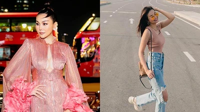 Thời trang cực "cháy" của “quý cô độc thân” Thanh Hằng