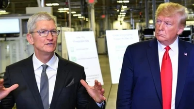 Ông Donald Trump dọa áp thuế 25% với iPhone sản xuất ngoài nước Mỹ