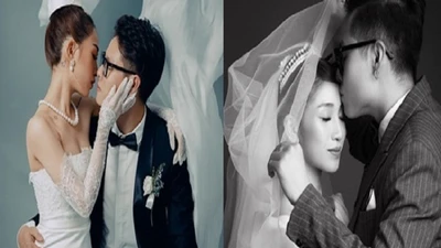 Khó rời mắt với bộ ảnh cưới của con gái Minh Nhựa