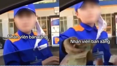 Thấy gì từ việc khách hàng bắt nhân viên phải tự mở nắp bình xăng?