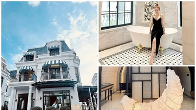 Toàn cảnh biệt thự 450m2 bề thế của Đoàn Di Băng