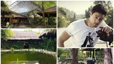 Cận cảnh nhà vườn 1.800m2 không khác resort của Johnny Trí Nguyễn