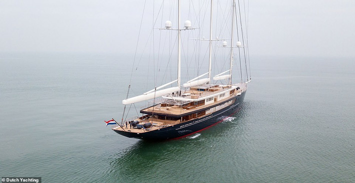 Theo dự kiến, siêu du thuyền sẽ chính thức được bàn giao cho tỷ phú Bezos trong vài tháng tới. Ảnh: Dutch Yachting