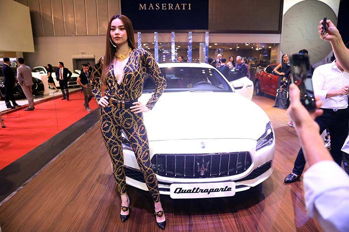 Hãng xe sang Maserati tham gia Triển lãm Ô tô Việt Nam lần thứ 14 (VMS 2018), với năm mẫu xe trong khu vực trưng bày thiết kế độc đáo, thể hiện tính thể thao, sáng tạo và năng động của thương hiệu. Đây là cuộc trình diễn quy mô nhất từ trước đến nay, là một trong những sự kiện thường niên lớn nhất trong ngành công nghiệp xe hơi tại Việt Nam.