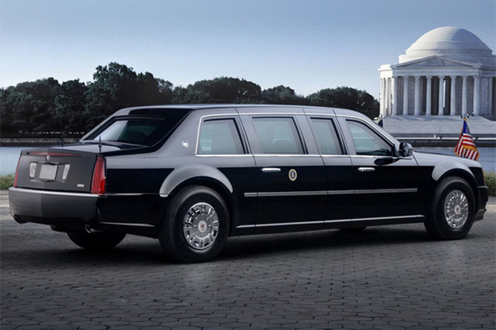 Cadillac đã là thương hiệu nhận trách nhiệm chế tạo xe cho các đời tổng thống Mỹ từ năm 1993 tới nay. Trước đó, mỗi tổng thống Mỹ sử dụng một dòng xe riêng theo ý thích của mình, hầu hết tới từ Cadillac nhưng đôi lúc là cả Lincoln. Các mẫu xe tổng thống sử dụng sau khi hết nhiệm kỳ đều bị phá hủy trong bí mật để tránh lộ công nghệ chế tạo ra bên ngoài.