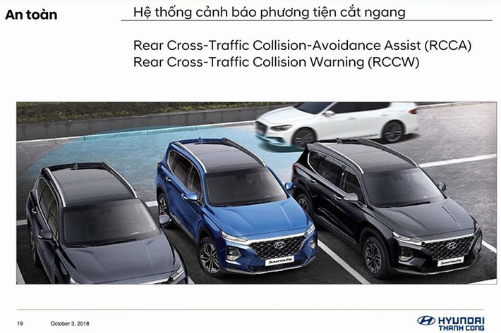 Tại thị trường Việt Nam, Huyndai SantaFe hoàn toàn mới sẽ nằm cùng phân khúc với các đối thủ cùng phân khúc như Ford Everest, Toyota Fortuner hay Kia Sorento.
