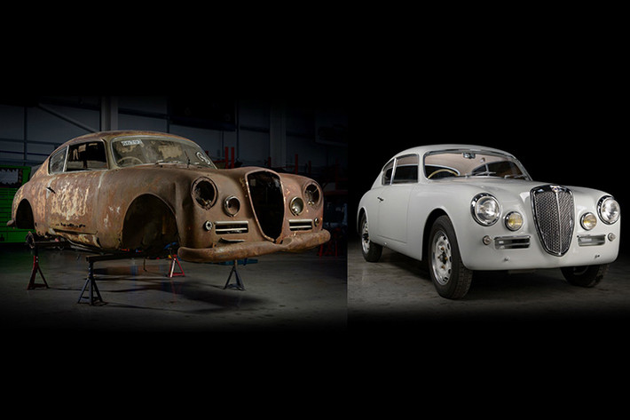 Xe Lancia Aurelia B20 GT đời 1953 này hiện tại đang tham gia vào sự kiện Mille Miglia và sẽ được một nhóm hỗ trợ chuyên dụng của Thornley Kelham chăm sóc trong suốt sự kiện.