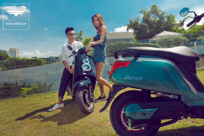 Hướng đến nhóm đối tượng khách hàng năng động, hiện đại tại các khu vực thành thị - mẫu xe điện Anbico Dina được đánh giá cao về hình thức ngay từ cái nhìn đầu tiên.