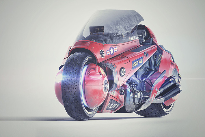 Siêu môtô Akira Bike được xây dựng theo ý tưởng hoàn toàn không theo bất kỳ quy chuẩn nào theo đúng tính chất điên cuồng tương tự những mẫu xe “kinh dị” mang phong cách bụi bậm, vừa cổ điển lại vừa có nét hiện đại của những cỗ máy chiến tranh…