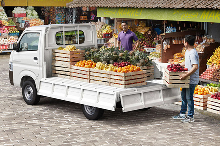 Suzuki Carry 2019 sở hữu động cơ xăng 4 xi-lanh VVT, hút khí tự nhiên, dung tích 1,5 lít lấy từ người anh em Ertiga mới. Động cơ này tạo ra công suất tối đa 105 mã lực tại tua máy 6.000 vòng/phút và mô-men xoắn cực đại 138 Nm tại tua máy 4.400 vòng/phút. Theo hãng Suzuki, động cơ này tiêu thụ lượng xăng ít hơn khoảng 15% so với thế hệ cũ.