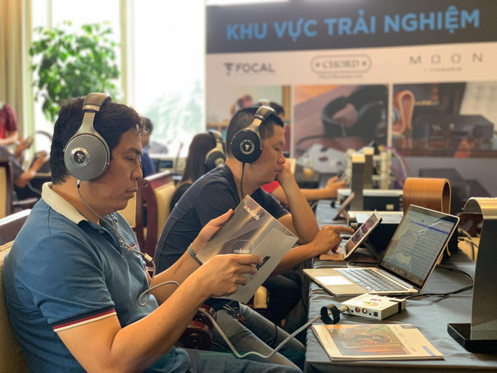 Khu vực trải nghiệm của thương hiệu Focal .