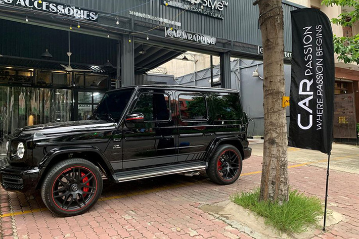 Mẫu SUV đời mới Mercedes-Benz-AMG G63 Edition 1 được cho là cũng sẽ tham dự Car Passion 2019 lần này với tư cách xe hậu cần. Tại thị trường Việt Nam, xe hiện có giá khoảng hơn 10 tỷ đồng từ đại lý tư nhân.
