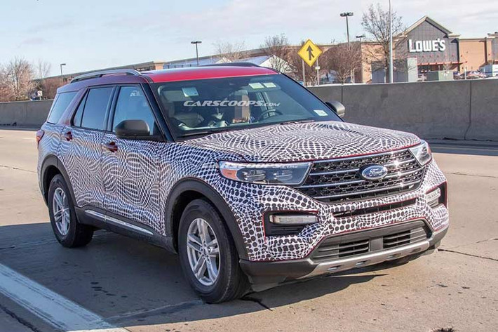 Thời điểm chính thức trình làng của mẫu SUV 7 chỗ Ford Explorer thế hệ mới có vẻ như sắp đến gầ, đặc biệt là những hình ảnh của chiếc xe SUV Ford Explorer 2020 xuất hiện trên đường thử đã chứng tỏ điều này.