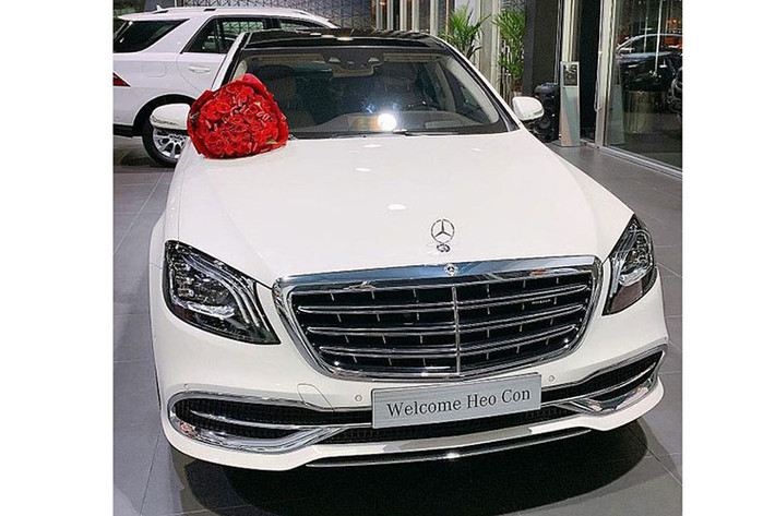 Mercedes-Maybach S450 của Diệp Lâm Anh mới tậu có ngoại thất sơn màu trắng tương tự như chiếc xe siêu sang của Phan Thành mua vào đầu tháng 9 vừa qua. S450 4MATIC phiên bản 2018 là phiên bản nâng cấp và cải tiến facelift của mẫu xe hạng sang Mercedes-Maybach S400 4MATIC từng bán ra tại thị trường ôtô Việt Nam trước đó.