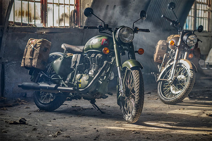 Các trang bị khác trên xe như khung gầm và hệ thống treo không có gì khác biệt so với phiên bản Royal Enfield Classic 500 tiêu chuẩn.
