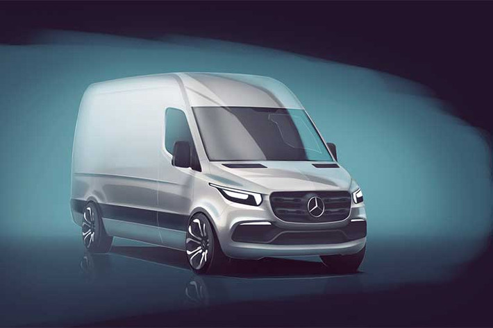 Chiếc xe van mới có ngoại hình lấy cảm hứng từ phiên bản xe ý tưởng Vision Van concept (được giới thiệu vào năm ngoái). Nổi bật trên xe chính là cụm đèn pha LED có hình dạng mũi tên, lưới tản nhiệt lớn, cản trước trông hiện đại hơn và giống với ngôn ngữ thiết kế của Mercedes gần đây.