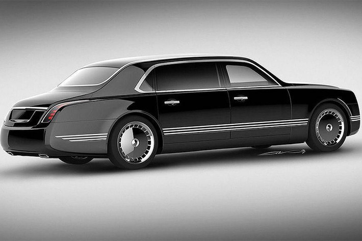 Xe mới của ông Putin là chiếc limousine của thương hiệu Kortezh (Cortege) hoàn toàn mới. Hình ảnh ban đầu cho thấy chiếc xe là sự pha trộn giữa phong cách Rolls-Royce và ZIL. Nổi bật nhất là lưới tản nhiệt lớn thiết kế thẳng đứng mạ crom. Đuôi xe và bộ la-zăng sẽ khiến nhiều người liên tưởng đến những chiếc Rolls-Royce Phantom.