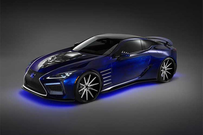 Trước đó, tại triển lãm xe độ Sema Mỹ 2017, thương hiệu xe sang Lexus cũng đã kết hợp với Marvel Studio để ra mắt coupe LC500 độ đặc biệt được lấy cảm hứng từ siêu anh hùng Black Panther.