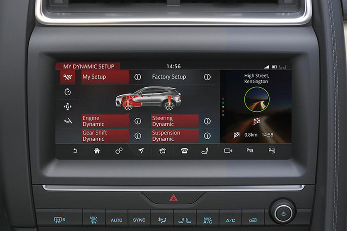 Phiên bản E-Pace S có các tùy chọn động cơ tương tự mẫu tiêu chuẩn, ngoài ra bổ sung thêm tùy chọn động cơ diesel 2,0 lít D240 công suất 177 kW/500 Nm (giá từ 64.020 USD) và động cơ xăng 2,0 lít P300 công suất 221 kW/441 Nm (giá từ 64.020 USD).