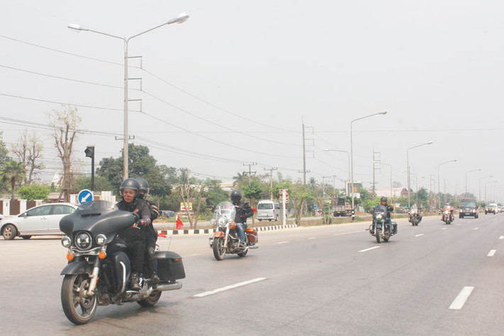 Biker Đức Trần, nick name "Đức Tào Phớ" cưỡi trên chiến mã Street glide trong hành trình. Anh cho biết, " Với hành trình Caravan khởi hành từ Hà Nội, Việt Nam qua 4 nước là Lào, Thái Lan và Capuchia tôi thật sự vô cùng phấn khích khi được khám phá vẻ đẹp, đời sống và con người các nước bạn láng giềng. Hi vọng sau hành trình này, H.O.G. Saigon sẽ tiếp tục mang đến những hành trình bổ ích, thú vị cho các thành viên Clb".
