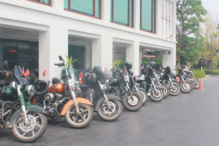 Các chiến binh Harley-Davidson đã sẵn sàng chuẩn bị cho hành trình trên đất Thái Lan.