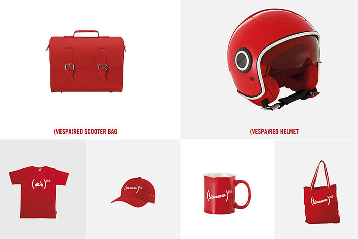 Đi kèm với mỗi chiếc Vespa 946 Red, hãng xe máy Piaggio tại Việt Nam cũng kèm thêm cho khách hàng một loạt phụ kiện "ton ser ton" đi kèm như: Túi da màu đỏ giá 12,980,000 đồng, kính chắn gió thấp giá 6,050,000 đồng, nón lưỡi trai Vespa 946 Red giá 550,000, túi vải màu đỏ giá 550,000 đồng, cốc Vespa đỏ 440,000 đồng.