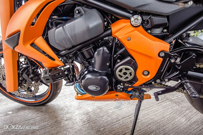 Kawasaki ER-6N độ là phiên bản 2010 được trang bị khối động cơ 2 xy-lanh, DOHC, với dung tích 649 phân khối. được làm mát bằng chất lỏng, sản sinh công suất tương đương 71,15 mã lực tại 9000 vòng/phút và mô-men xoắn cực đại là 65,75 Nm tại 7.000 vòng/phút.