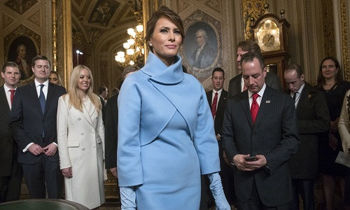 Bà Melania Trump chính thức trở thành đệ nhất phu nhân Mỹ vào ngày 20/1/2017. Ảnh: AP.