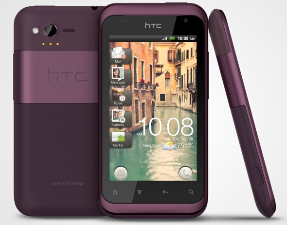 Thời lượng sử dụng pin tốt cũng là ưu điểm lớn của HTC Rhyme. Ảnh: Gsmarenna.