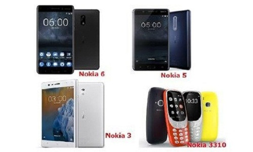 Tại Triển lãm công nghệ MWC 2017, HMD Global đã giới thiệu đến người hâm mộ loạt smartphone mới Nokia 2017 gồm: Nokia 3, Nokia 5, Nokia 6 và Nokia 3310. Ảnh: Bongdaplus.