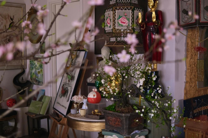 Thành quả decor của NTK Lý Quí Khánh khiến bạn bè xuýt xoa vì góc nào cũng đẹp. Ảnh: FB Lý Quí Khánh