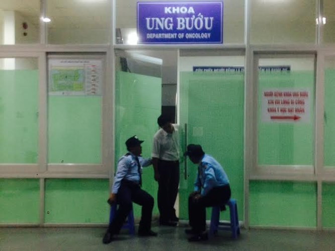 Cận cảnh khoa Ung bướu - khoa ông Thanh sẽ nằm điều trị.