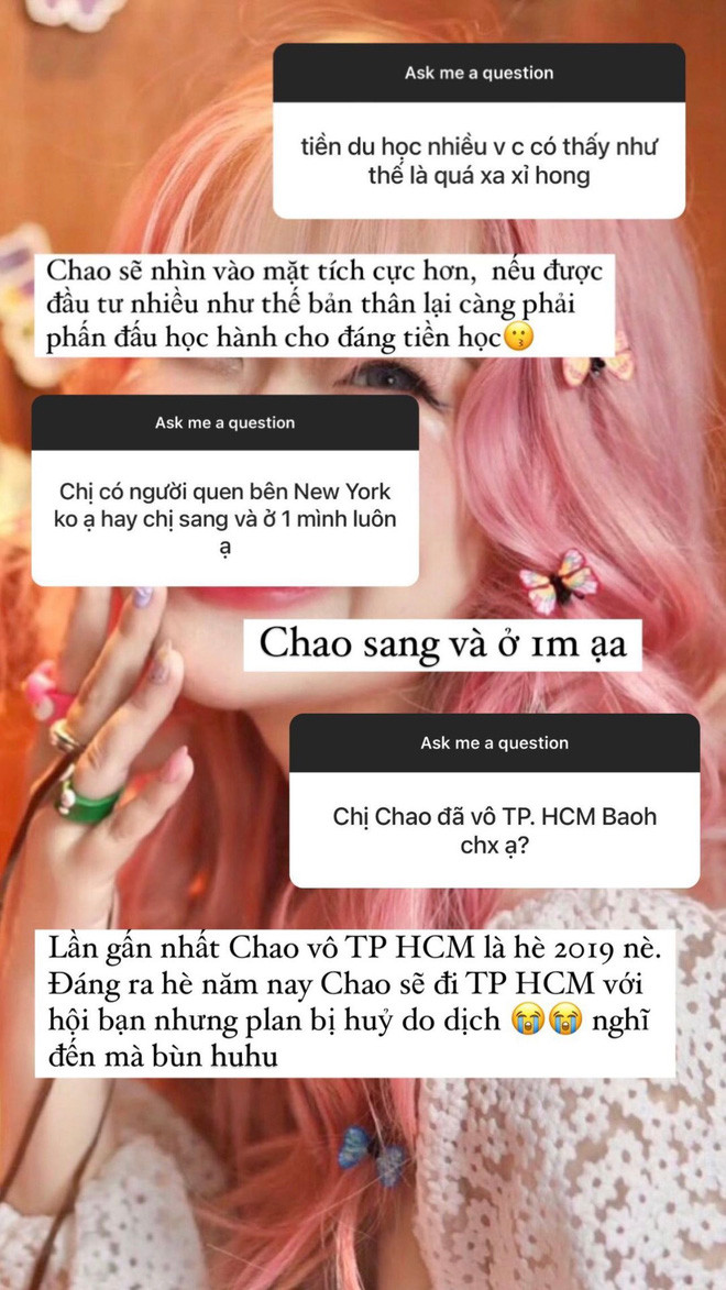 Vừa qua, cô nàng tiết lộ số tiền ăn ở cũng như học tập ở ngôi trường này bằng lương cả chục năm của nhiều người. Châu Anh cho hay: "1 năm tiền học + kí túc xá của mình là hơn 70.000 USD (khoảng 1,6 tỷ đồng). Chưa tính tiền ăn uống và đi lại nữa". Ảnh: Pháp luật & Bạn đọc