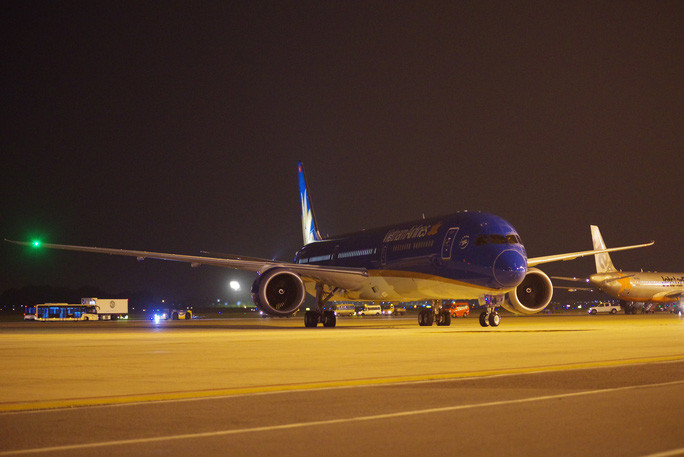 Vietnam Airlines hiện là 1 trong 5 hãng hàng không tại châu Á khai thác đồng thời cả hai dòng máy bay hiện đại nhất Boeing 787-9 và Boeing 787-10. Ảnh: VNA