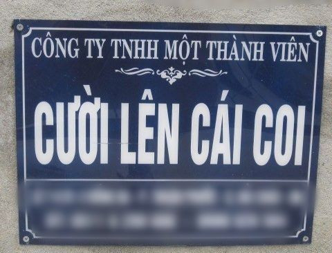 Nghe tên thôi khách hàng cũng thấy yêu đời hơn rồi.Ảnh: Vnexpress.