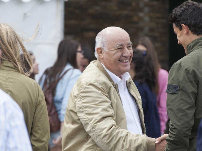 Ông trùm thời trang Tây Ban Nha Amancio Ortega mất 26 năm để tham gia câu lạc bộ tỷ phú.