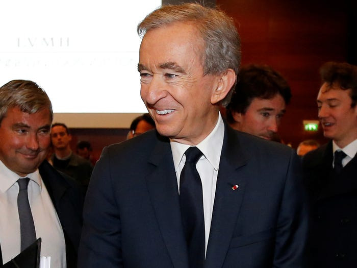 Tỷ phú thời trang Bernard Arnault mất 13 năm để trở thành tỷ phú. Ông hiện sở hữu khối tài sản 112,1 tỷ USD.