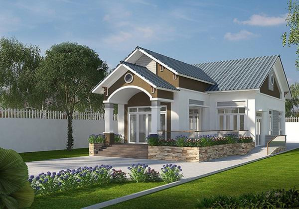 Với khoảng sân rộng, nhà cấp 4 chữ L có thể dễ dàng bố trí các không gian, tận dụng sân trống làm vườn nhỏ, nơi để xe,…Ảnh: Internet. Video: Kiến trúc hiện đại cho ngôi nhà liền kề. Nguồn: VTC1