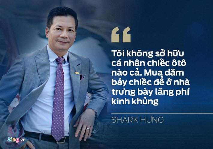 Phó chủ tịch Hội đồng Quản trị Tập đoàn CEN Group từng cho biết: "Tôi không sở hữu cá nhân chiếc ô tô nào cả. Mua dăm bảy chiếc để ở nhà trưng bày lãng phí kinh khủng". Ảnh: Zing.