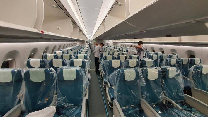 Chuyến bay dự kiến hạ cánh xuống sân bay Nội Bài lúc 11h ngày 29/7 (giờ Hà Nội).