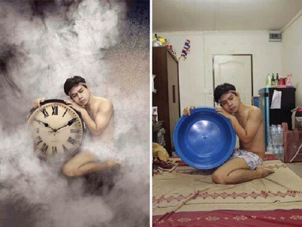 Photo manipulation là thể loại kết hợp giữa nhiếp ảnh và thiết kế đồ hoạ, không chỉ yêu cầu khả năng Photoshop "thượng thừa" mà người thực hiện còn phải sở hữu óc sáng tạo tuyệt vời. Ngồi nhà mà cũng có siêu phẩm như ở studio thế này quả thực là đỉnh cao.